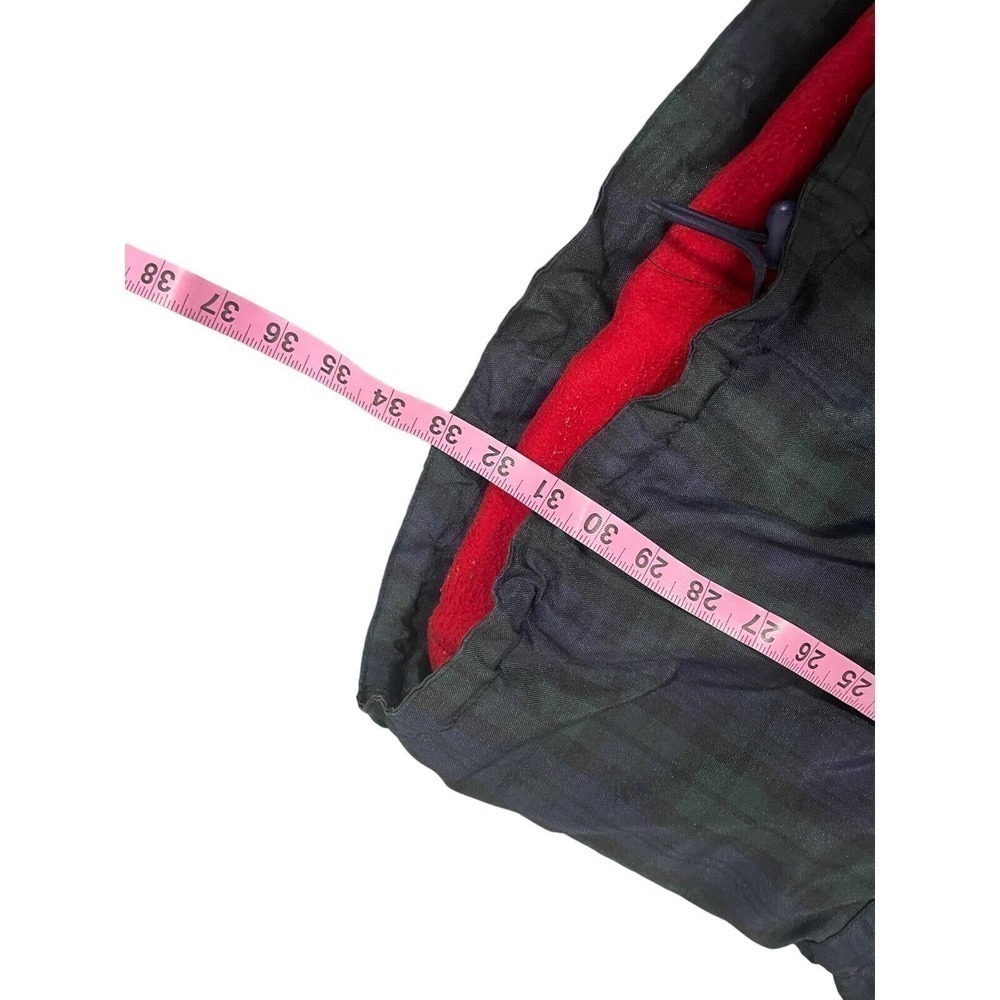 Tommy Hilfiger Jacket Men Large Plaid Fleece Lined Winter Coat Heavy Vintage 90s - Picture 9 of 10